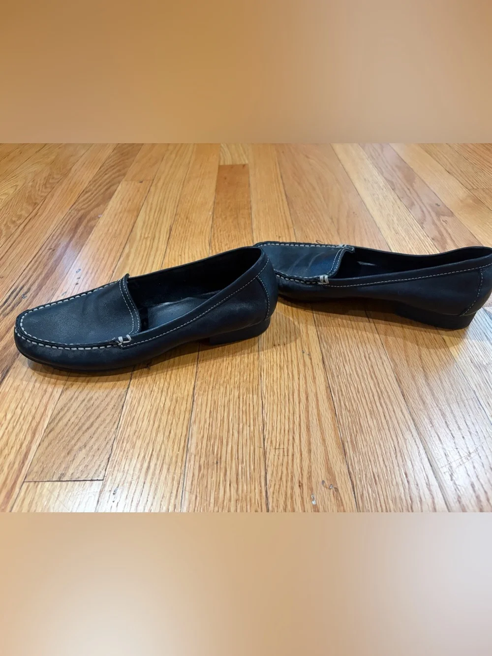 Black Naturalizer Leather Loafers
